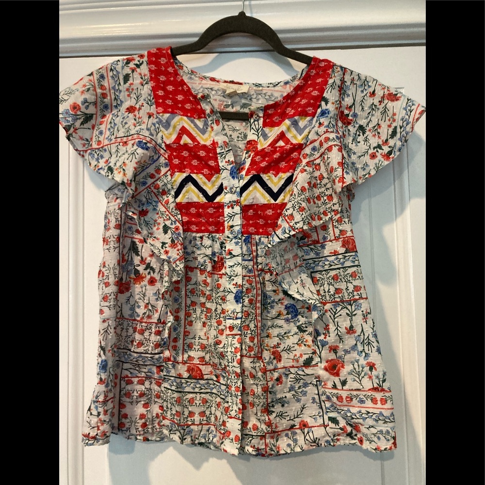 Anthropologie Let Me Be blouse